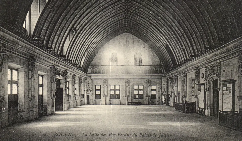 Rouen — Die Halle der Verlorenen Schritte des Palastes der Gerechtigkeit — N.D. Floo, n°48 - Vorderseite