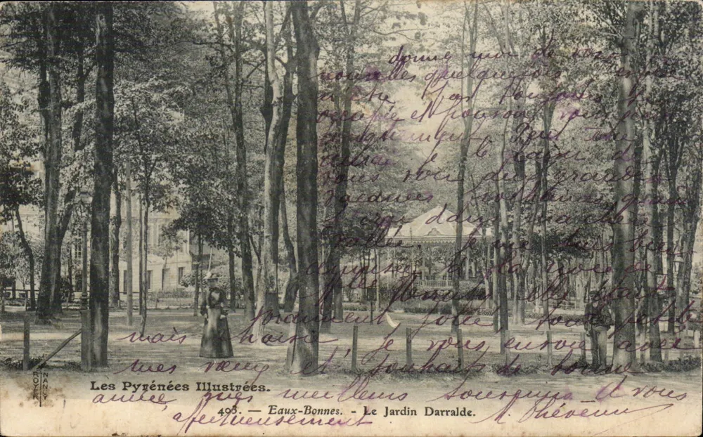 Eaux-Bonnes — O Jardim Darralde — As Pirineus Ilustradas, n°498 - Frente