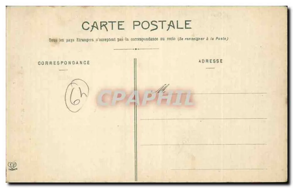 Eaux-Bonnes - Jardim Darpalde — editor Les Impr. D'Ennerys, n° 175 - Verso