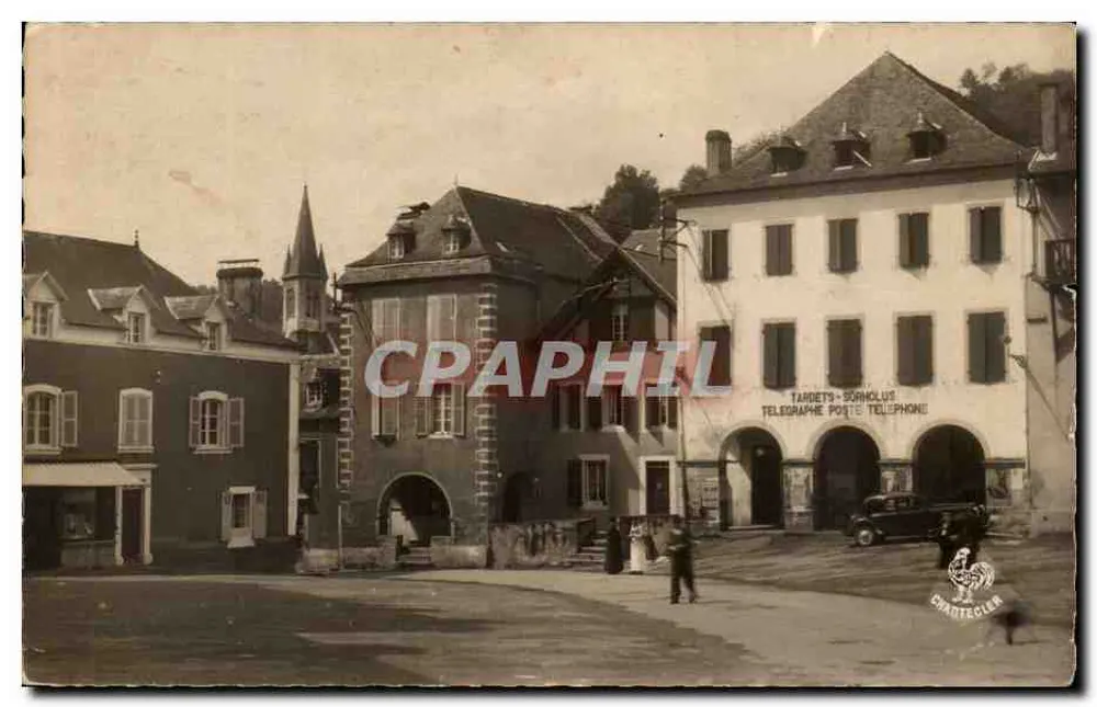 Tardets-Sorholus — Praça da Postagem — Edições Chantegler - Frente