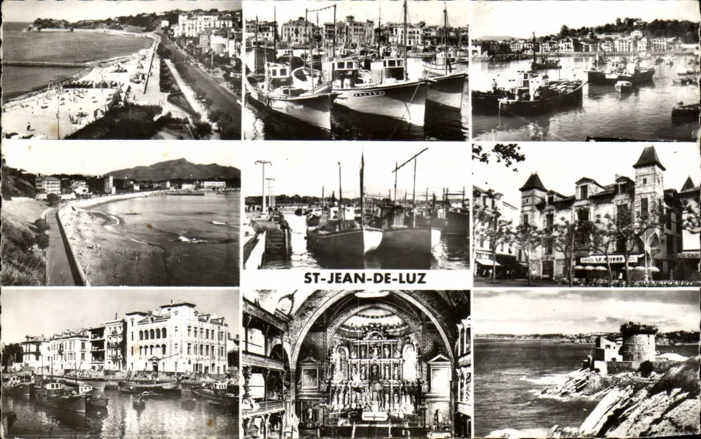 St-Jean-de-Luz — vista panorâmica — Réal-Photo - Frente