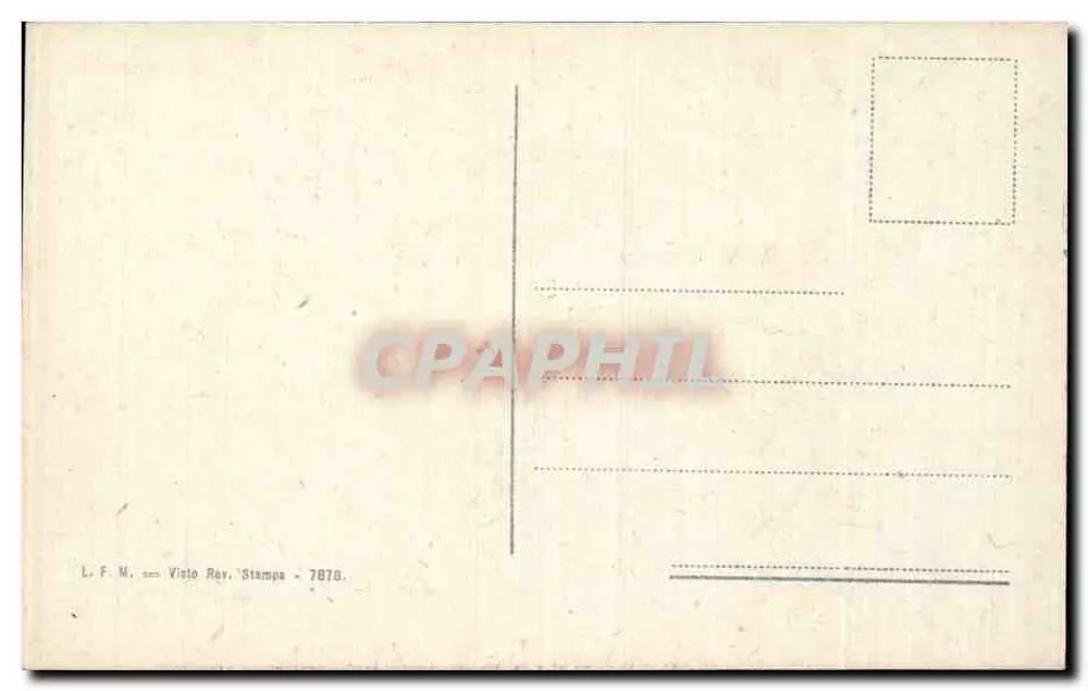 Padua — Basilika des hl. Antonius — L.F.M. Visto Rev. Stampa - 7878 - Rückseite
