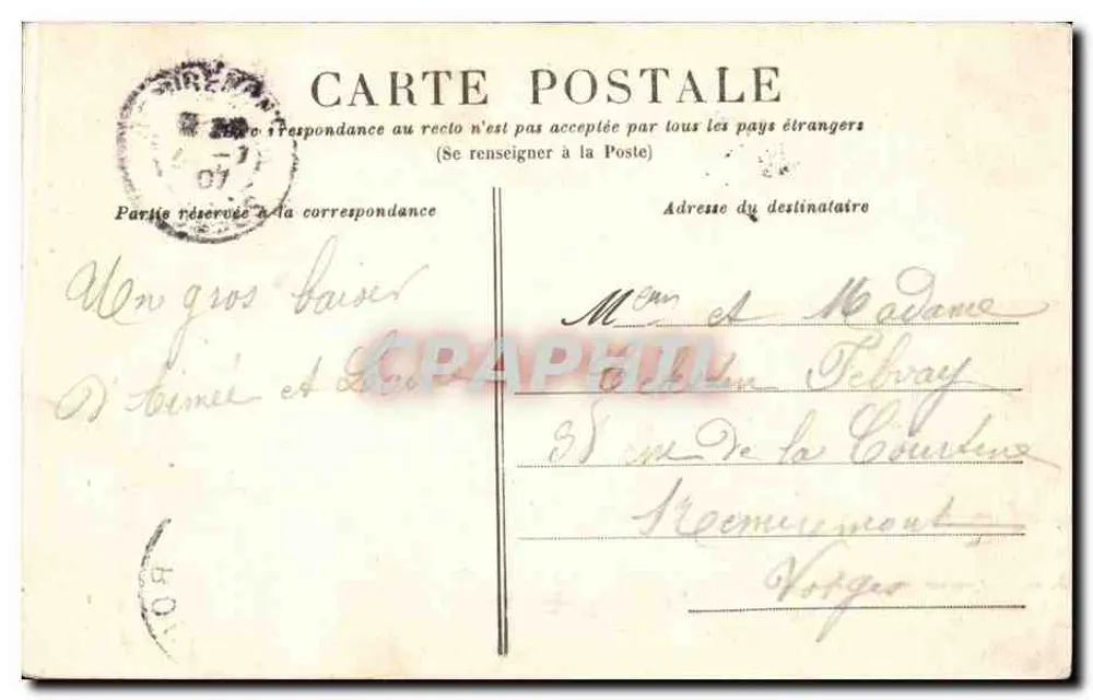 Rouen - Der Christus der Assises-Halle — E.D. n°347 - Rückseite