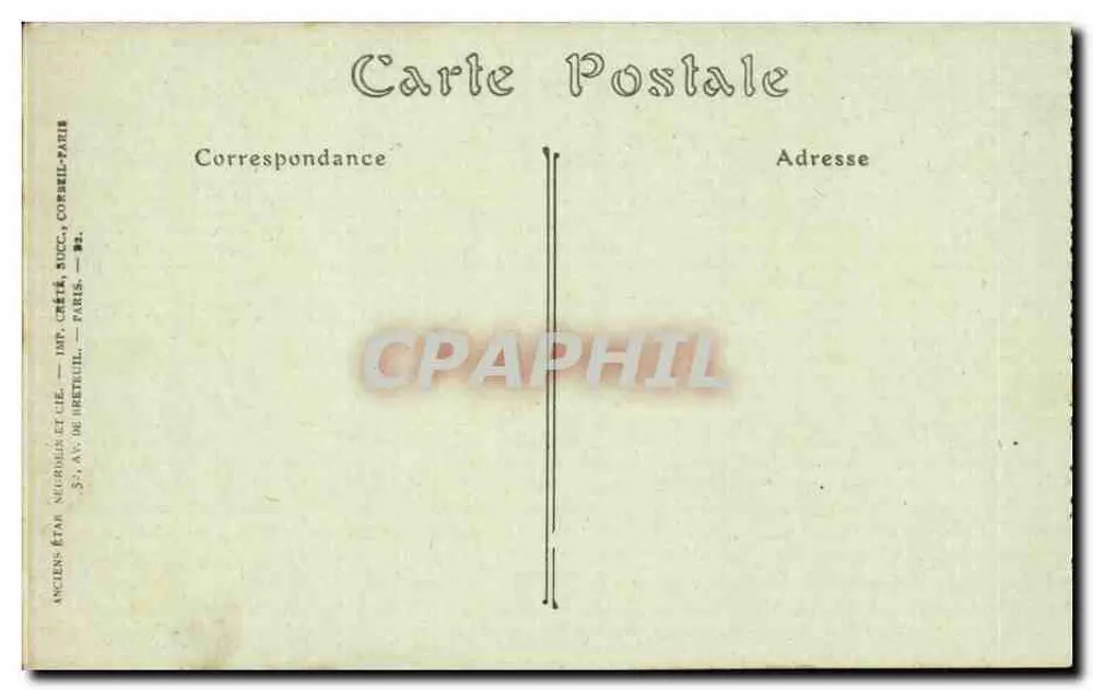 Versailles. Le Petit-Trianon, Voiture du Sacre — JND. Impr. Paris - Verso