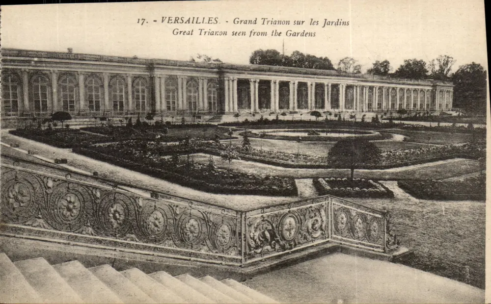 Versailles - Grand Trianon in den Gärten — M. Moreau Édit, Versailles - Vorderseite