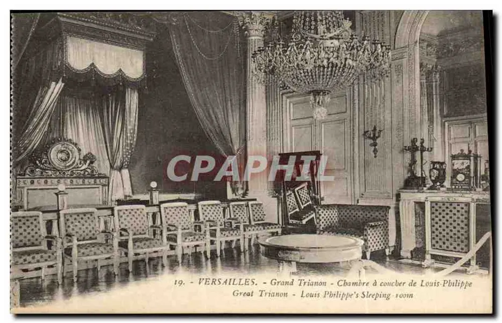 Versailles - Grand Trianon - Schlafzimmer von Louis-Philippe - Vorderseite