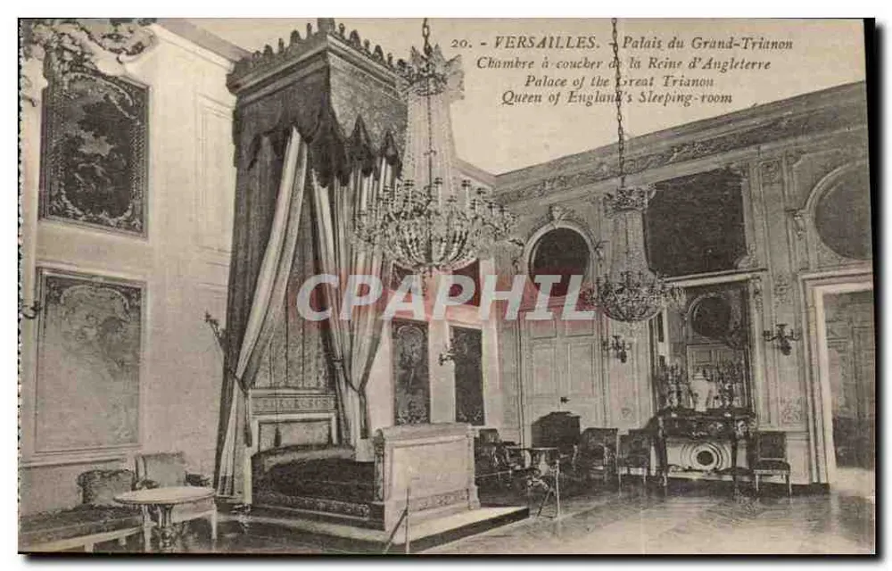 Versailles - Palast des Granden Trianon - Schlafzimmer der Königin von England - Vorderseite
