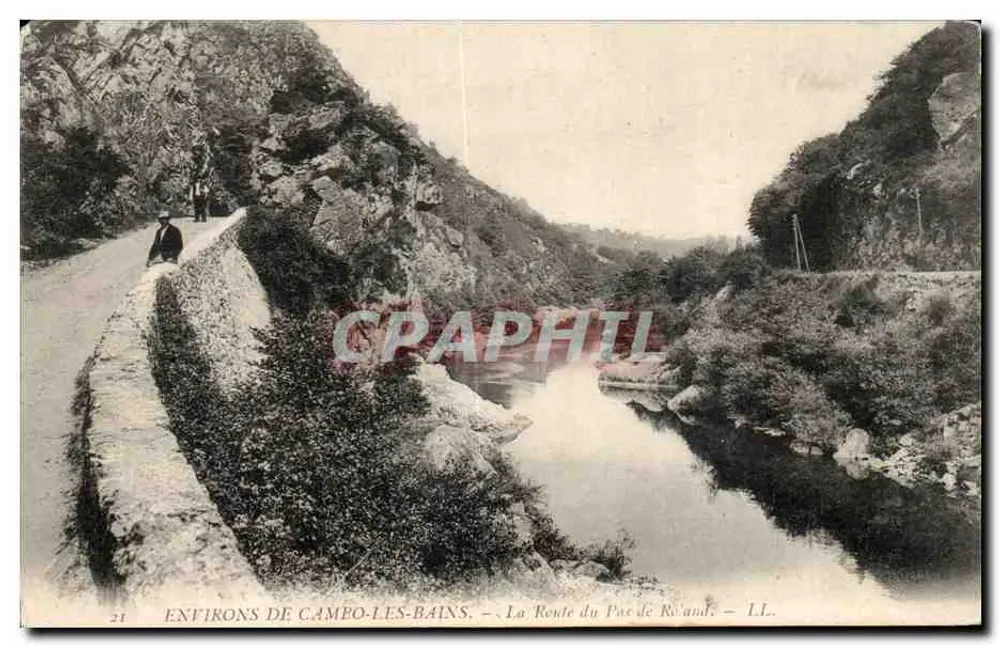Umgebung von Cambolès-Bains — La Route du Pac de Roland — LL. - Vorderseite