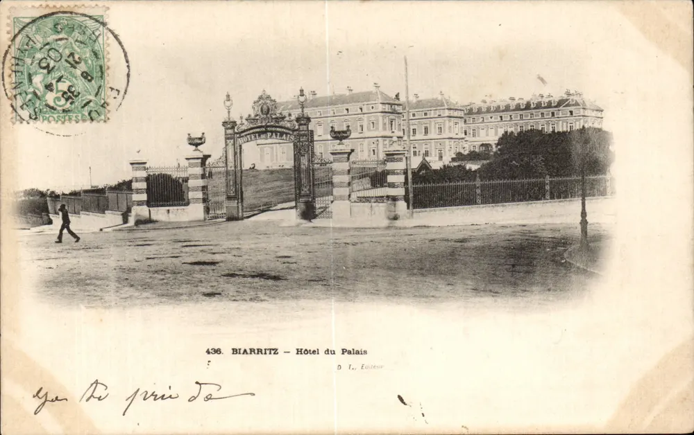Biarritz — Hotel do Palácio — D. T., Editor - Frente