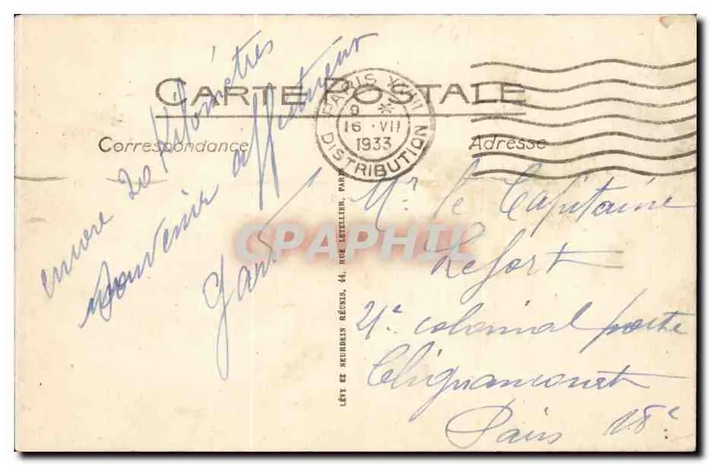 Bayonne - Jardim Público — LL — n° 102 - Verso