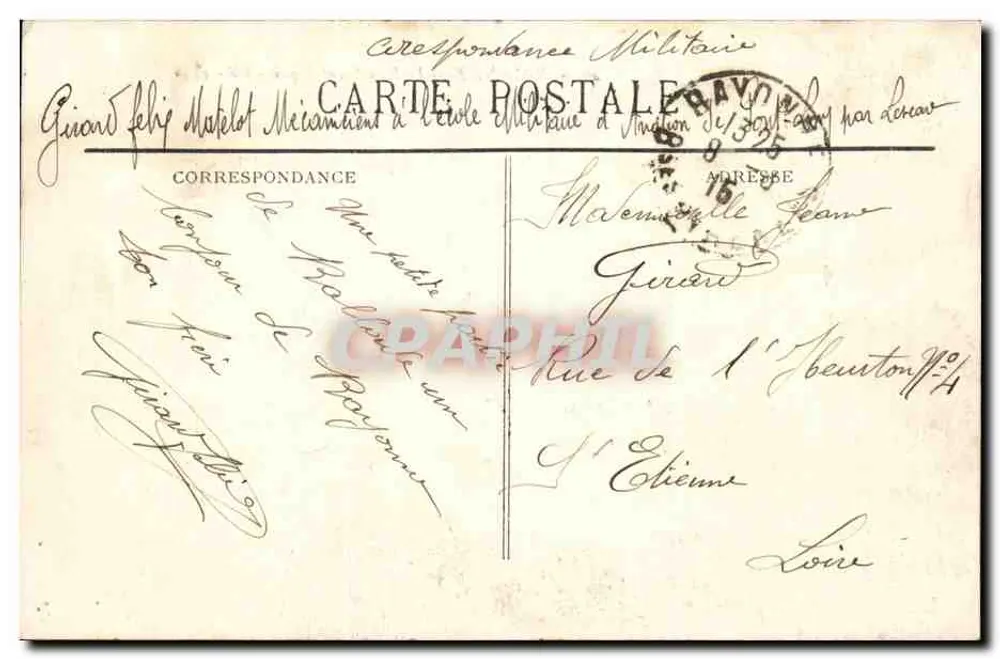 Bayonne — De Brug Sint-Spiritus — BR - 3246 - Achterkant