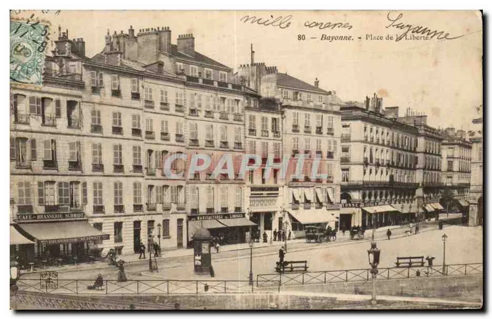 Bayonne — Place de la Liberté — Mills & Cie, n°80 - Vorderseite