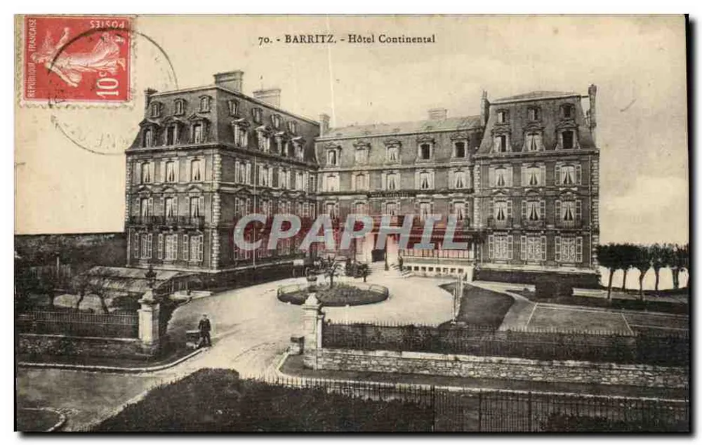 Barritz - Hotel Continental — editor desconhecido, n° de série 70 - Frente