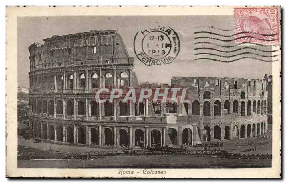 Roma - Kolosseum — Verlag F.R. Prof. Como, Nr. 15214 - Vorderseite