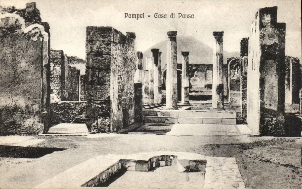 Pompeii - Casa di Pansa — Verlag C. Cotini, Neapel, Nr. 15119 - Vorderseite