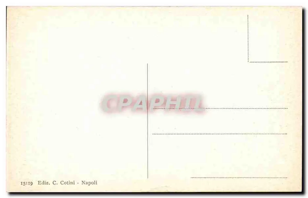 Pompeii - Casa di Pansa — Verlag C. Cotini, Neapel, Nr. 15119 - Rückseite