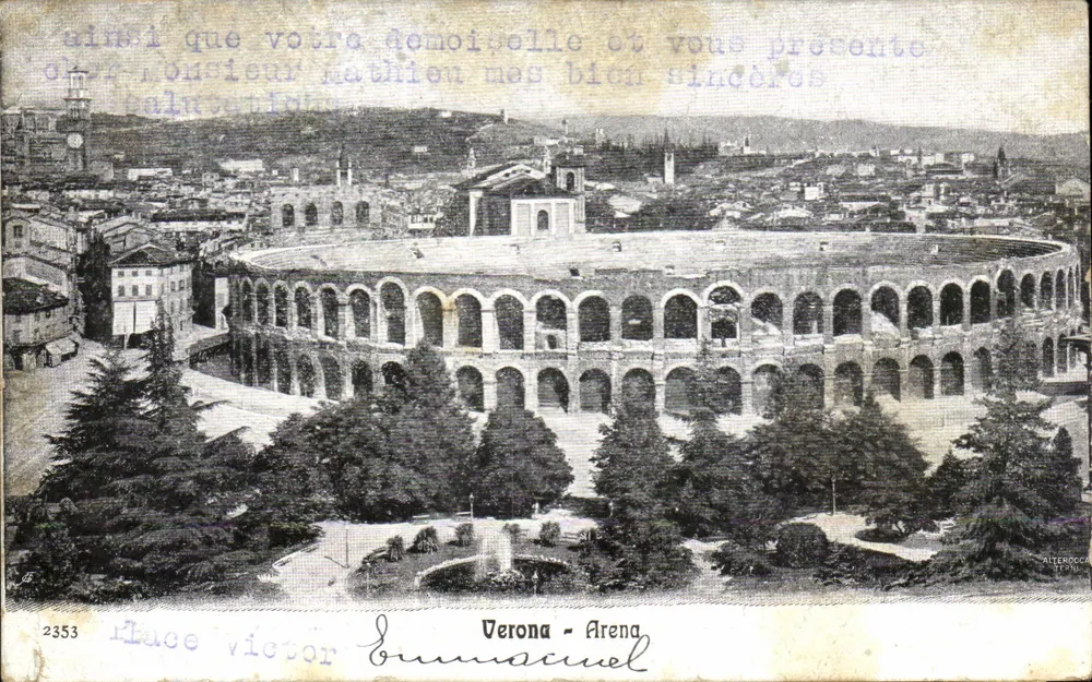 Verona - Arena — Panoramablick — Alterdome Tepul, n° 2353 - Vorderseite