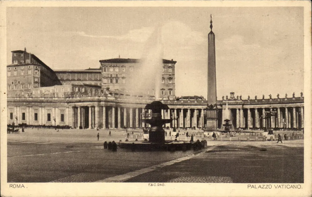 Place Saint-Pierre — Palast des Vatikans — F.&C. 240 - Vorderseite