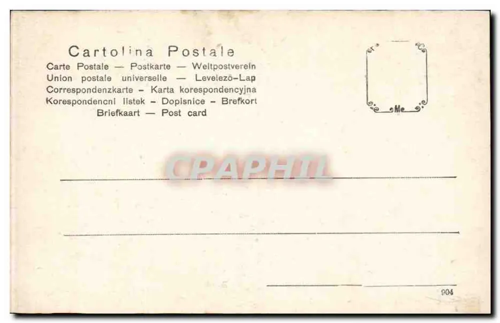 Mailand — Corso Vittorio Emanuele — Fotocromo - Rückseite