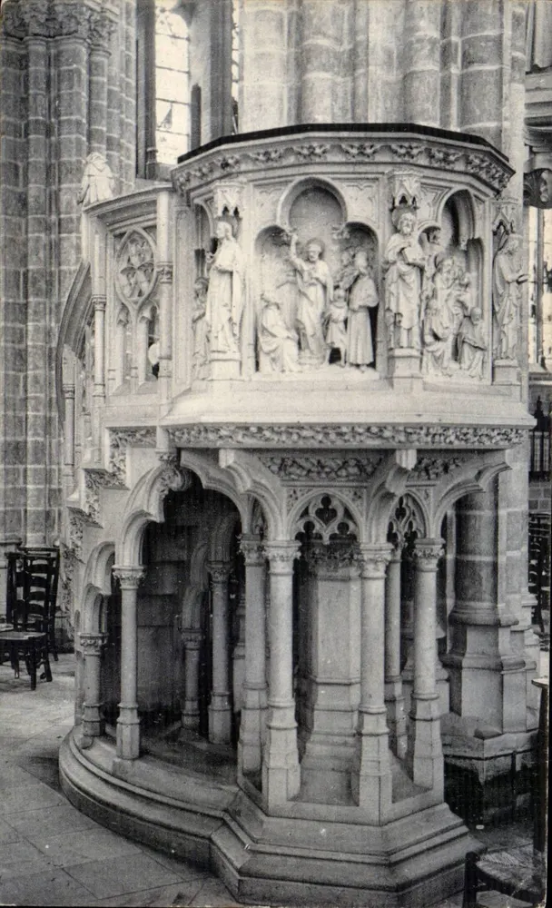 Kirche St. Peter & Paul — Pulpit der Wahrheit — Nels, Brüssel, Serie Ostende Nr. 13 - Vorderseite
