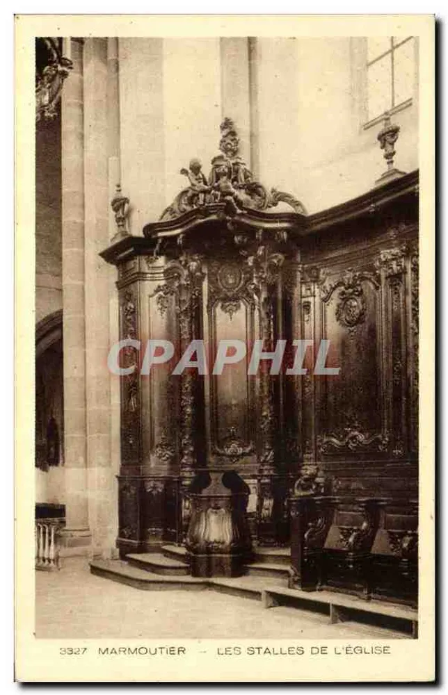 Marmoutier — Le sedie dell'edificio religioso — Collection L'Almaos - Recto