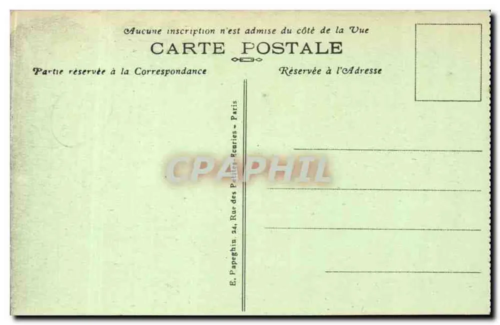 Versailles — Der Becken des Wagens von Apollo — A.P. - Rückseite