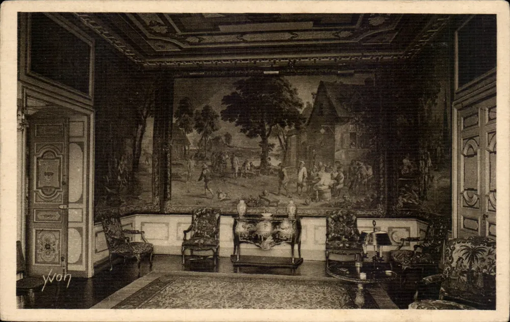 Castelo de Cheverny — Pequeno Salão — Éditions d'Art Yvoh - Frente