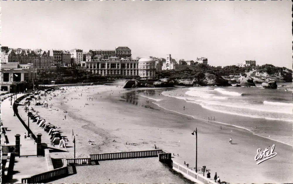 Biarritz — A Grande Praia — Estel - Frente