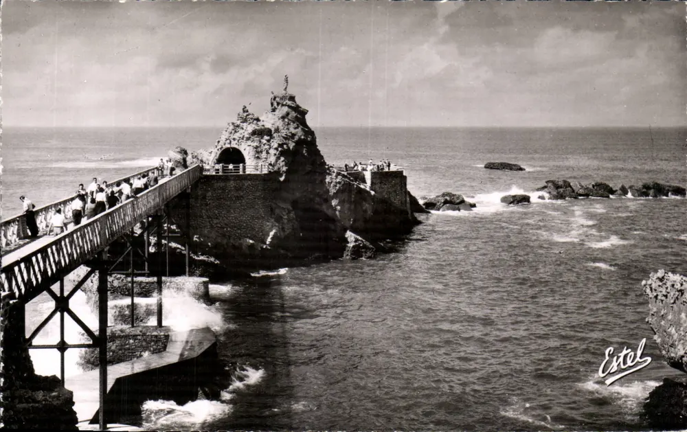 Biarritz — O Rocher da Virgem — Estel - Frente