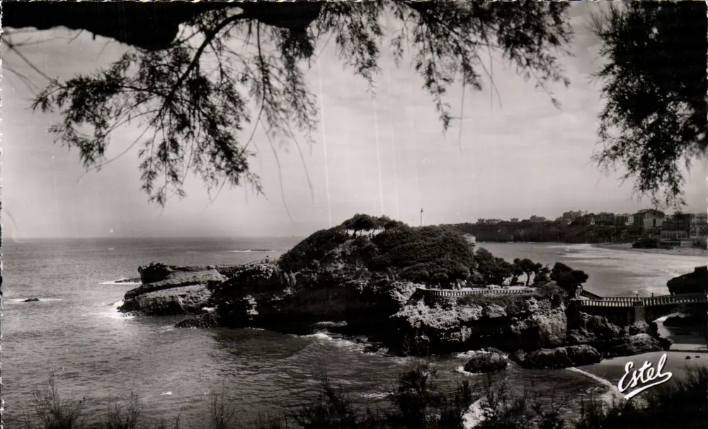Biarritz — Uitzicht op de Rocher de Basta — Estel - Voorkant