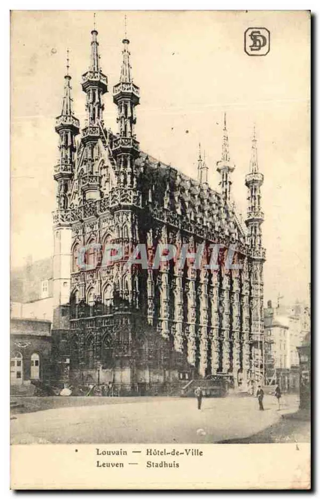 Louvain — Rathaus — Verlag SD - Vorderseite