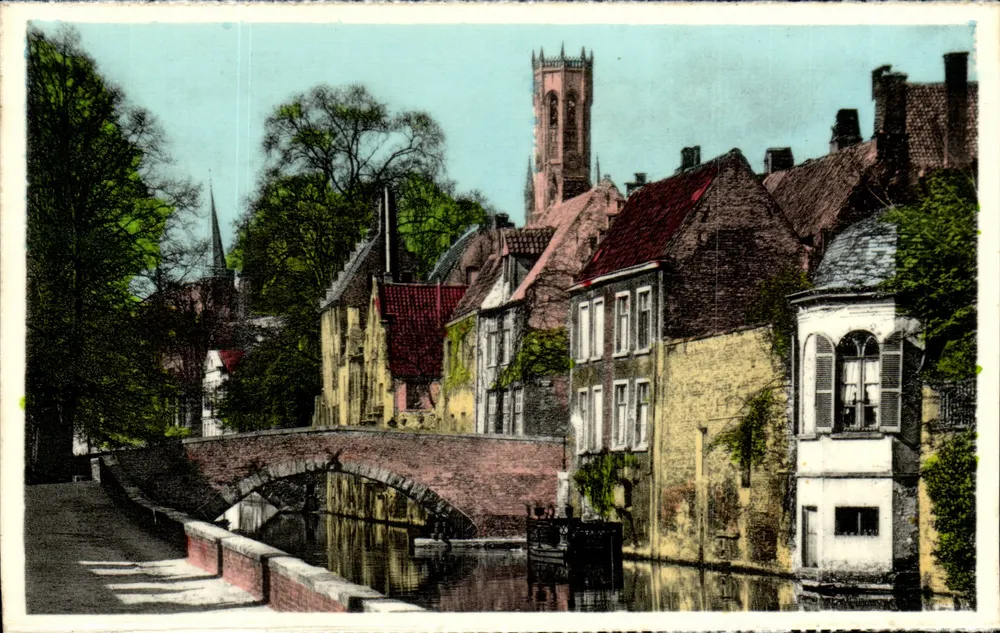 Bruges — Quai Vert — Artcolor Bruxelles - Frente