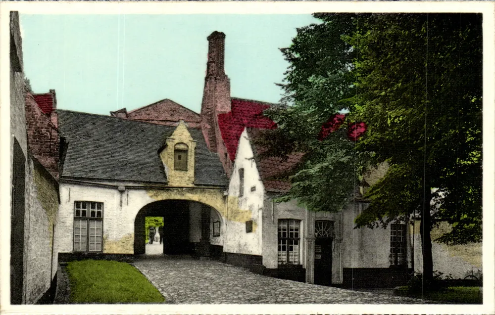 Entrada do Béguinagem — Bruges — Artcolor Bruxelas - Frente