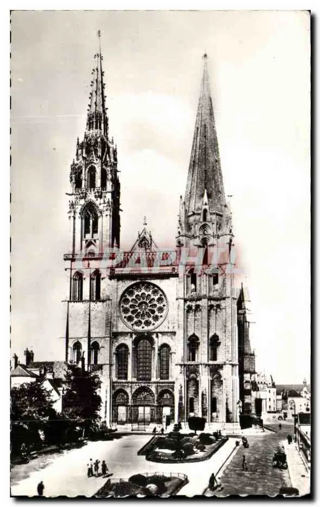 Chartres — Catedral (do XII ao XVI século) — Edição J. Dorbeau, Reprodução Proibida - Frente