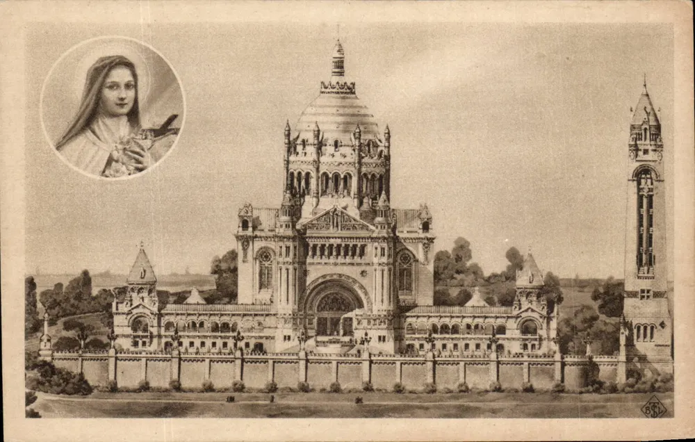 Basilique de Lisieux — Allgemeiner Blick auf das Projekt — BSL - Vorderseite