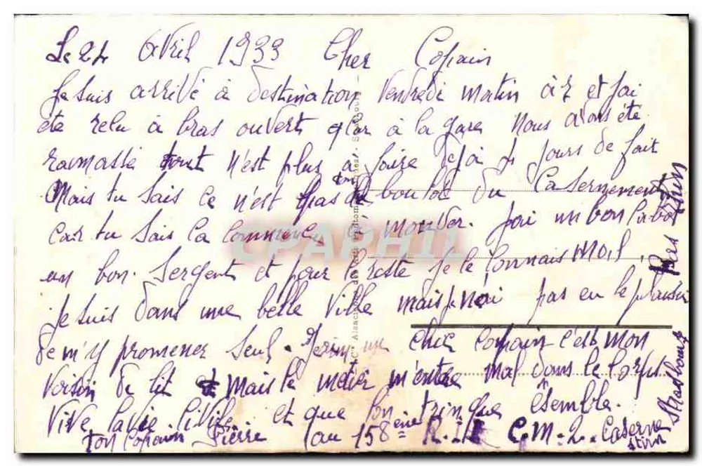 Strasbourg — Ansicht in Richtung Universität vom Palais du Rhin — Verlag A.P. Nr. 298 - Rückseite