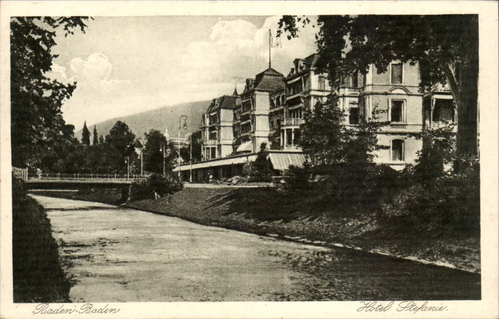 Baden-Baden — Hotel Stefanie — n° 4512 - Frente