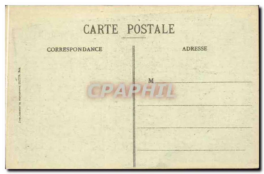 Monte-Carlo — Le Casino et Jardins — Édition Eliotta n°732 - Verso