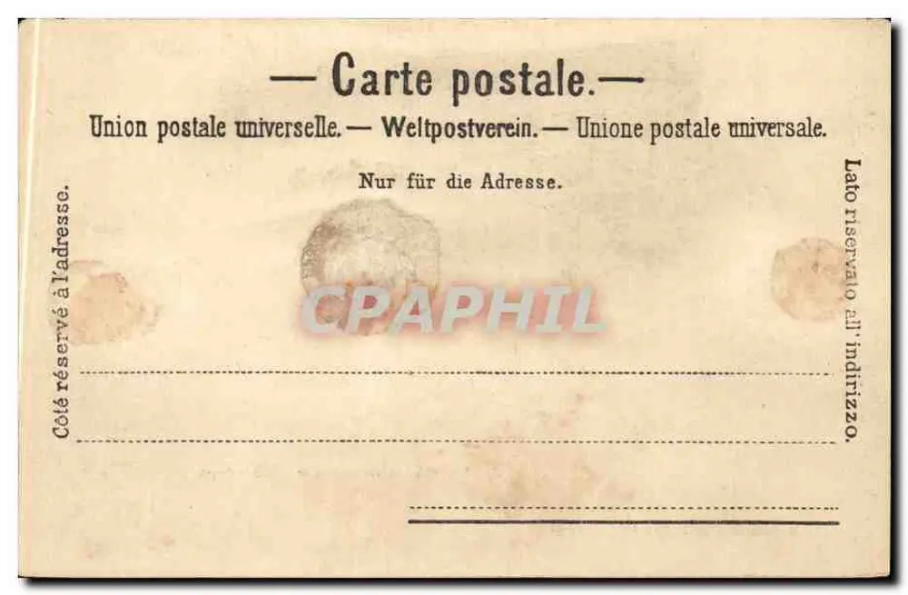 Der Schlechte Schritt — Aiguilles des Charmoz und du Géant — Charnaux Frères & C°, Genf - Rückseite