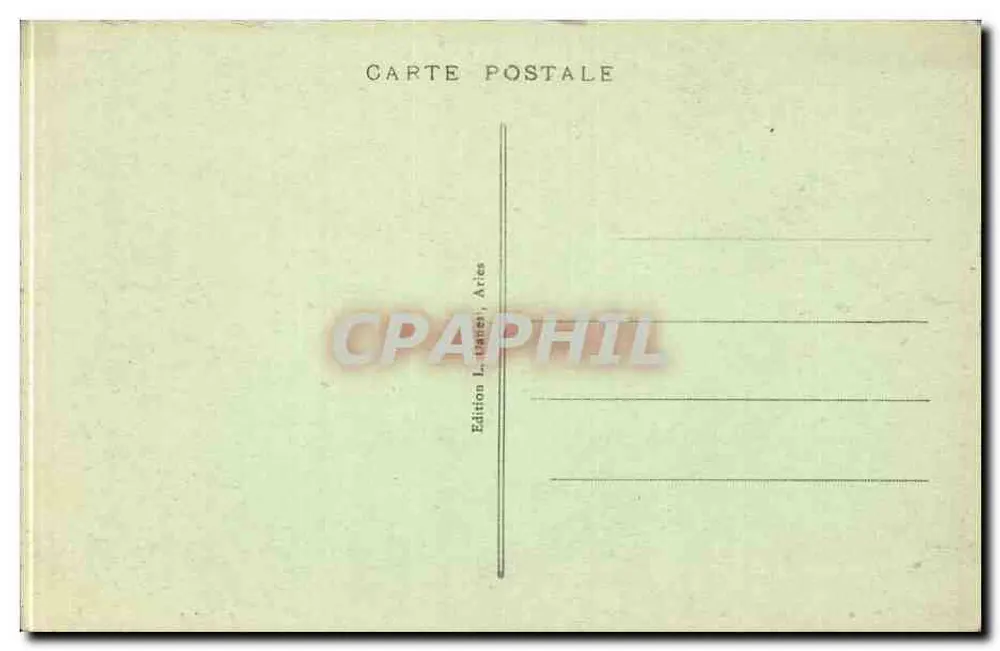 Arles - Portal der Kirche Saint-Trophime, der Tympan - Sammlung d'Art Magail, n°32 - Rückseite