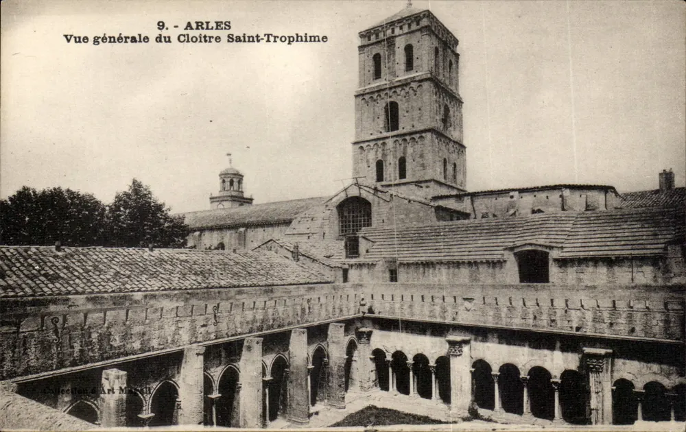 Arles - Vista geral do Claustro de São Trofimé - Coleção Art Marill - Frente