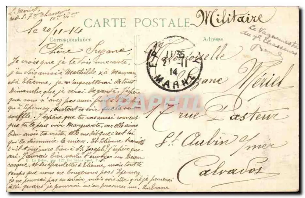 Kathedrale von Reims — Bombardement in Flammen — Verlag ELD, n° 2 - Rückseite