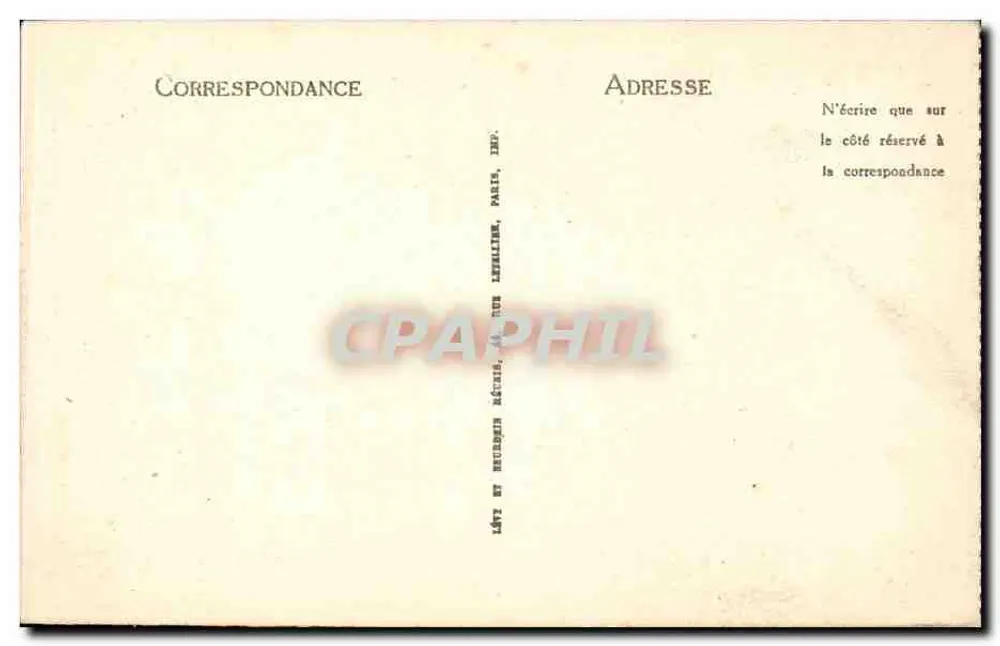 Environs de Cauterets — Cachoeira do Pont d'Espagne — LL n°118 - Verso