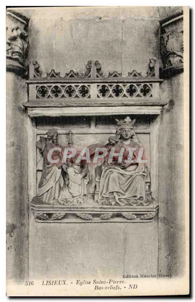 Lisieux - Chiesa di San Pietro - Rilievi - Recto