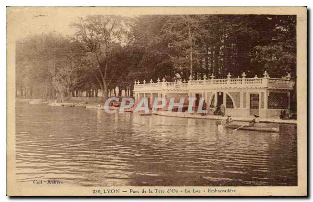 LYON — Parc de la Tête d'Or — Der See — Anlegestelle - Vorderseite
