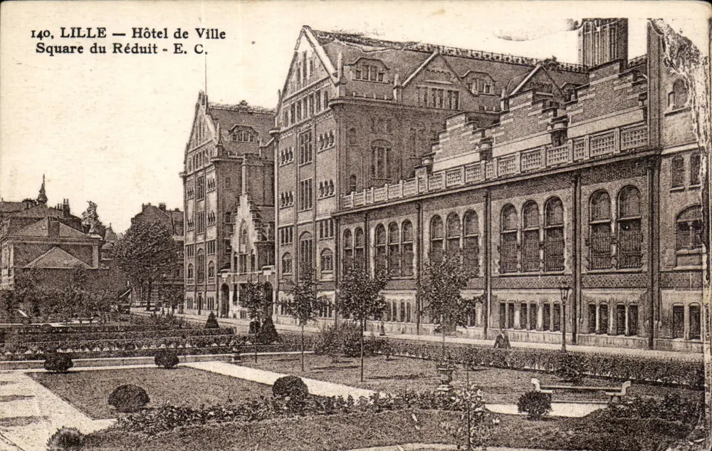 LILLE — Rathaus — Square du Réduit — E. C. - Vorderseite
