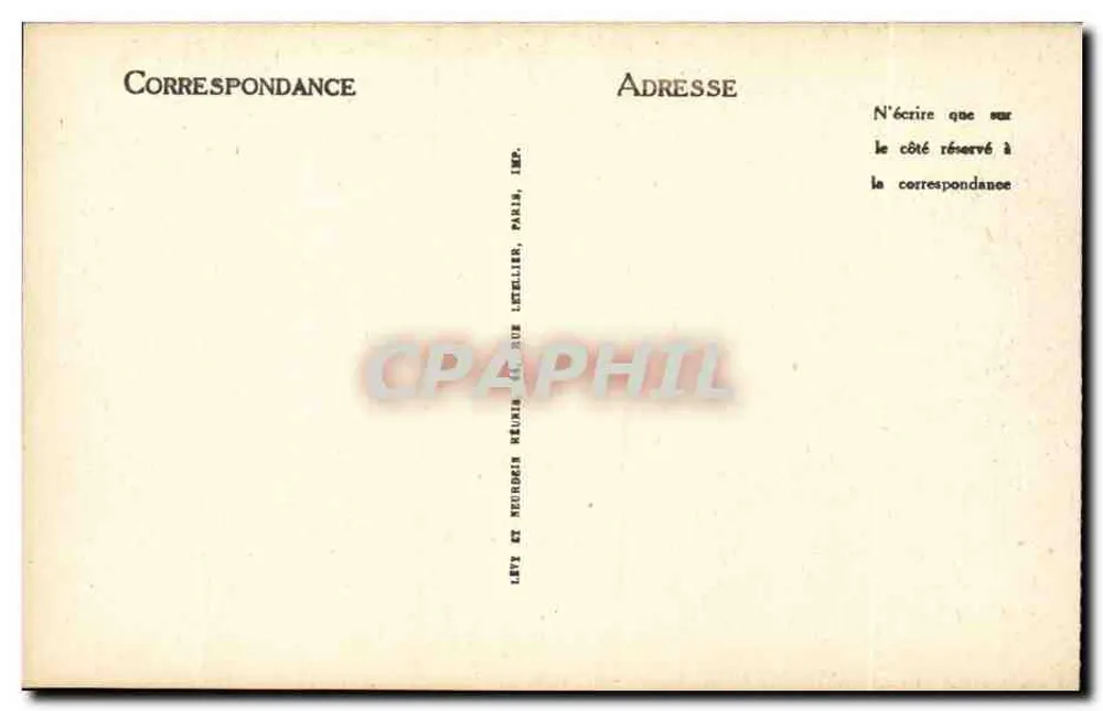 Vézelay — Kapitel des Narthex der Madeleine — Sammlung M. A. D. - Rückseite