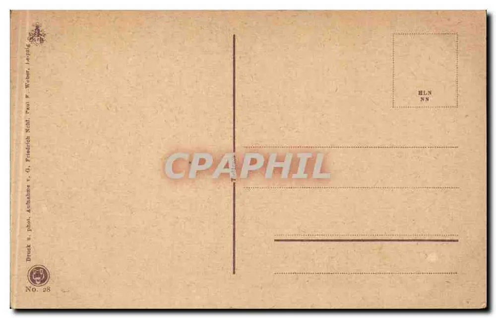 लेप्ज़िग — रिच्सगेरिच्ट — प्रकाशक G. फ्रिड्रिख काहल, संख्या 28 - पीछे