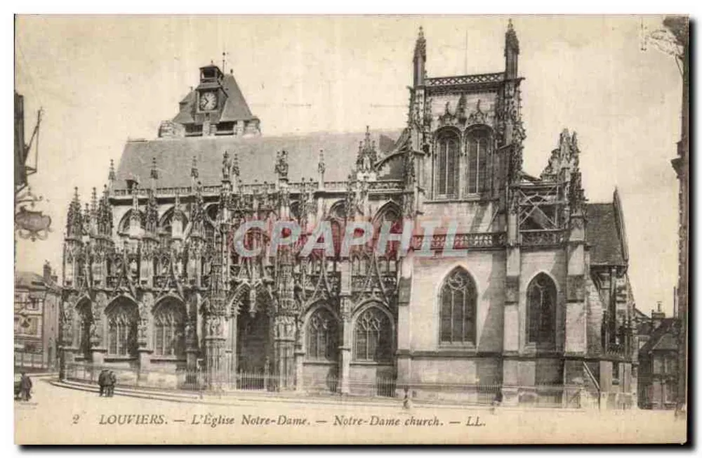 Louviers — La Iglesia de Nuestra Señora — LL. - Anverso