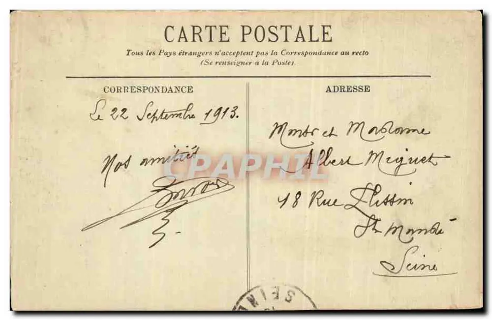 Amboise — Zamek Chanteloup — LL. - Rewers